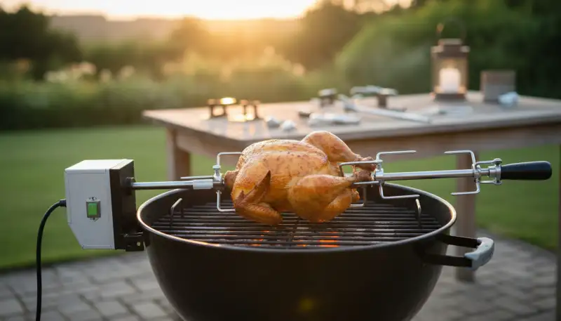Drehspieß Grill: Perfektion am Spieß