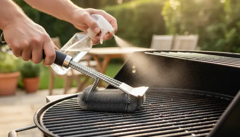 Emaille Grillrost reinigen und pflegen