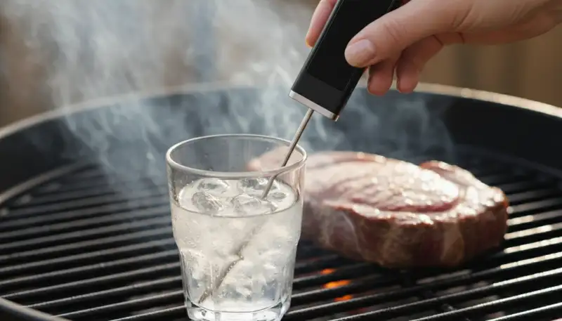 Grillthermometer präzise kalibrieren