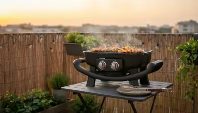 Maximale Grillfreude auf dem Balkon