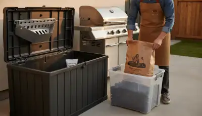 Trockene Kohle, perfekte Glut