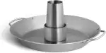 Burnhard Edelstahl Hähnchenbräter, Hähnchenhalter mit abnehmbaren Aromabehälter, Zubehör für den Grill und Backofen