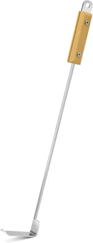 onlyfire Ascheschieber Ash Tool für Kamado/Keramik Grill, Kompatibel für Big Green Egg, Kamado Joe, Pit Boss, Louisiana, Grill Dome, Vision, Gegrilltes, Char-Etc.