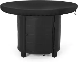 Feuerplatte Schutzhülle, 100cm Rund, Wasserdicht & Anti-UV 420D Grillplatte Abde