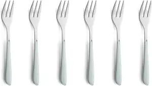 Kuppels PRISMA Kuchengabel-Besteck Set aus 18/0 Edelstahl, 6-teilig, für 6 Perso