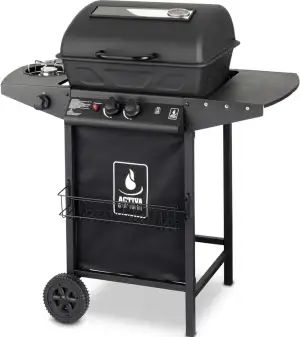 ACTIVA Halifax Lavastein Gasgrill I Premium Gas Grill inkl. Lavasteine & Abdeckh