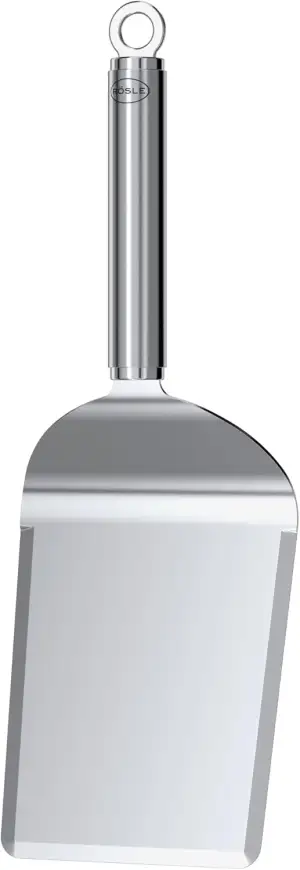 RÖSLE Plancha-Spachtel breit, Hochwertiger Grillspachtel mit abgerundeten Ecken 