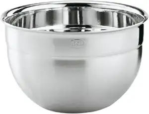 RÖSLE Schüssel hoch, Hochwertige formschöne Edelstahlschüssel zur Zubereitung un