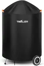 Tavaler Kugelgrill Abdeckung Wetterfest, 420D Oxford Gewebe Grillabdeckung für Weber Kugelgrill 57 cm, Holzkohlegrill Abdeckhaube Grill Wasserdicht, Reißfest, UV Grill Abdeckung (77 x 90 cm)