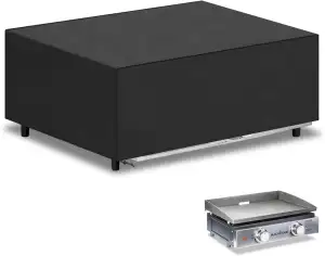 VANSHEIM Abdeckhaube Tischgrill Abdeckung Wetterfest,Abdeckung Grill Winterfest,Tischgrill Schutzhülle Wasserdicht für Plancha Abdeckhaube Grill Schutzhaube Gasgrill 60x45x25cm