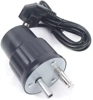Grillmotor 220V mit 2RPM für Grillspieß, 5kg Tragkraft Elektromotor Grill Barbec