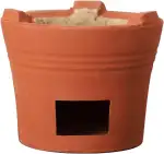 Tragbarer Holzofen – Multifunktionaler Keramikgrill zum Kochen im Freien, Holzkohle-Kampferkocher für Picknicks, Camping und Teezubereitung