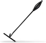 Deckelheber Griffhaken für Dutch Oven, 26cm Feuertopf Deckelheber, Gusseisen T- Stangen zum Heben, für Camping Grill Küchen Zubehör