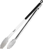 Westmark Grillzange, Rostfreier Edelstahl/Kunststoff, Länge: 37,7 cm, Classic Spezial, Silber/Sch...