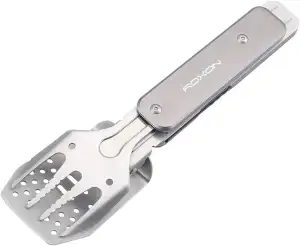 Roxon 4 in 1 Mini BBQ BBQ Combo Tool Set mit Spatel, Fork, Flip Flops und Bottle