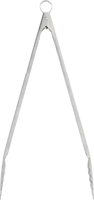 Cuisipro Küchenzange Edelstahl | 40 cm | Zange Küche, mit einhändiger Bedienung 