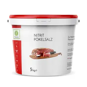 Fuduu.de - Nitritpökelsalz 5 kg | Qualitativ hochwertiges reines Pökelsalz zur H