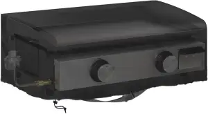 SIRUITON Schutzhülle für Plancha, Housse Pour Schutzhülle für Plancha, wasserdichte Polyesterplane mit Gummiband, Winddicht, UV-beständig, Reißfest, 600D Oxford, 60 x 45 x 25 cm