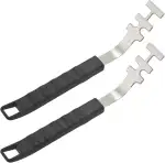 AIDIRui 2 Stück hitzebeständige Grillrostheber Anti-Verbrühung Grillrost Heber Werkzeug BBQ Werkzeuge Zubehör für Camping