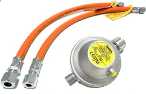 LPG-Megastore Gasregler 1,2kg/h für Caravan Wohnmobil 30 mbar + Schlauch 40 cm W