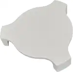 13'' Pizzastein & Heat Deflector für Kamado Zubehör – Extra Dicker Keramik Conveggtor mit 3 Beinen, Grill Deflektorstein & Backstein für Pizza, Brot & BBQ