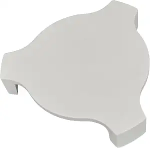 13'' Pizzastein & Heat Deflector für Kamado Zubehör – Extra Dicker Keramik Conve