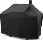 ACTIVA Abdeckhaube für Pelletsmoker EL Paso 120x55x128 cm – Grillabdeckung wetterfest – Grill Abdeckung für Gasgrill & Smoker – Abdeckhaube Grill wasserabweisend schwarz