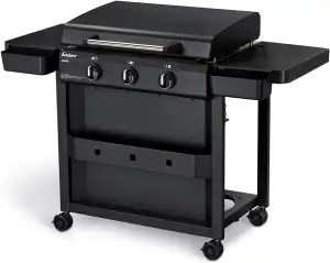 Enders AMARO 3 Plancha Gasgrill Griddle, 3 Edelstahlbrenner, massive Edelstahl-P
