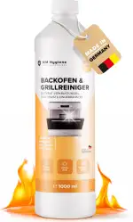 Backofen- & Grillreiniger EXTRA STARK – löst eingebrannten Schmutz, Ruß, Rauchharz & Fett – ofenreiniger für Backofen, Grill, Herd & Kamin – 1000 ml – Made in Germany