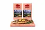 Slateex 2er Set Himalaya Salzstein 20×10×2,5 cm – Reine Salzplatten zum Grillen & Kochen – Naturprodukt ohne Zusätze – Für Steak, Fisch, Gemüse und Desserts