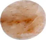 Runde Platte aus rosa Himalaya-Salz, lebensmittelecht, 20 cm