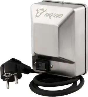 BBQ-Toro Edelstahl Grillmotor für Grillspieß | 220-240V | Belastbar bis 10 kg | 