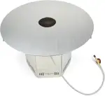 Grillrost.com Das Original Mini Feuerplatte steckbar aus Edelstahl - Perfekt für Balkon, Park & Festival