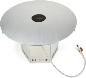 Grillrost.com Das Original Mini Feuerplatte steckbar aus Edelstahl - Perfekt für