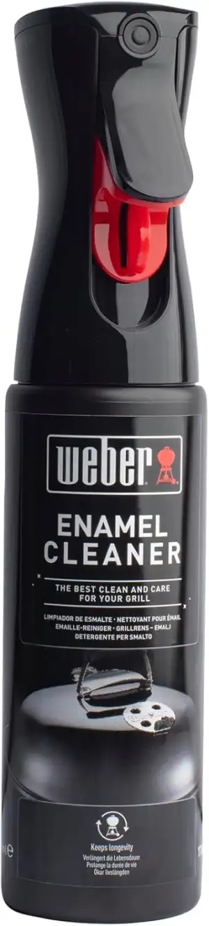 Weber Emaille-Reiniger 300ml, feines Nebelspray zur streifenfreien Reinigung von