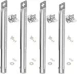 WELL GRILL Universal Gasgrill Brenner, 31cm bis 45cm Edelstahl Brennerrohre Ersatzteile für Landmann