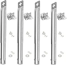 WELL GRILL Universal Gasgrill Brenner, 31cm bis 45cm Edelstahl Brennerrohre Ersatzteile für Landmann