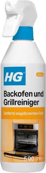 HG Ofen-, Grill- & Barbecue-Reinigungsspray, entfernt schnell angebrannte Speisereste & eingebran...