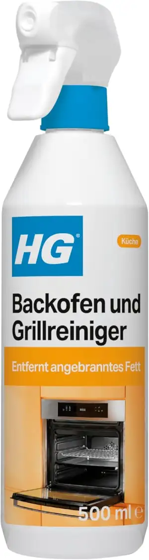 HG Ofen-, Grill- & Barbecue-Reinigungsspray, entfernt schnell angebrannte Speise