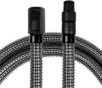 Absaug-Set - Gewebeschlauch mit Klickverschluss kompatibel für WD 1 Compact Battery, WD 2, WD 2 Plus, WD 3, WD 4, WD 5, WD 6 P Premium uvm. Kärcher - Bestleistung beim Saugen (2 Meter)