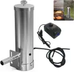Kaltrauchgenerator aus Edelstahl, Rauchgenerator mit Pumpe, Raucherzeuger für Räucheröfen Smoker,...
