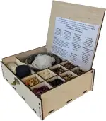 Räuchern Starter Set 12-TLG Zubehör für Anfänger, auch für Weihrauch geeignet + 7 cm Räucherschal...