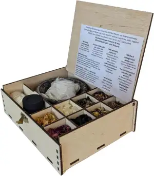 Räuchern Starter Set 12-TLG Zubehör für Anfänger, auch für Weihrauch geeignet + 