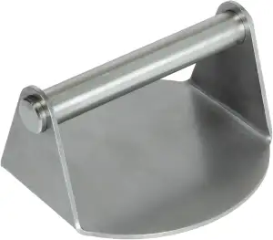 Smasher Burger Presse 900g schwer Edelstahl XXL Gastro Burgersmasher Fleischklop