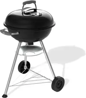 Weber Compact Kettle Holzkohlegrill (2026 Version) / Dreibein-Ständer und Räder,