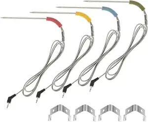4 Stk Grill Ersatzsonde Kompatibel mit Weber Igrill 2 Igrill Mini Igrill 3 Therm