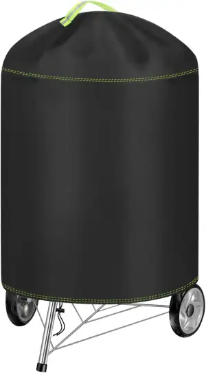 Kugelgrill Abdeckung, 420D Oxford Wetterfest Kugelgrill Abdeckhaube für Weber Ku