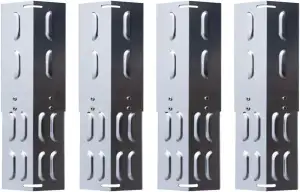 TAINO Universal-Brennerabdeckung Set Edelstahl größenverstellbar Tropfschutz Fla