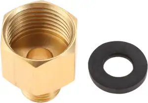 1 Stück LPG Gas Adapter 1/2" Rechtes Innengewinde(18,7mm） auf linkes Außengewind