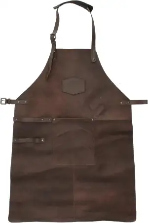 MApBer Lederschürze, Grillschürze, Ofenschürze, Gartenschürze, Leder Schürze